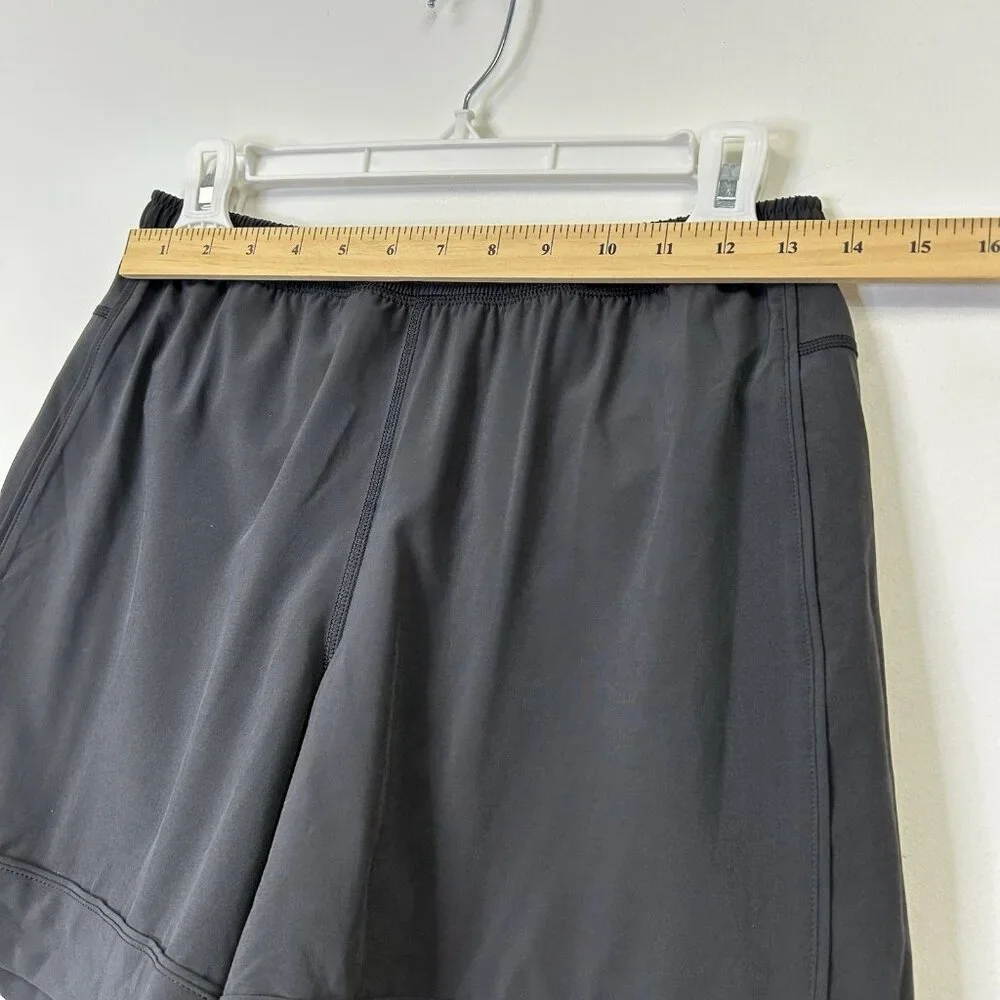 Ivivva Lululemon Lined Shorts Girls Size‎ 14 Black 6”